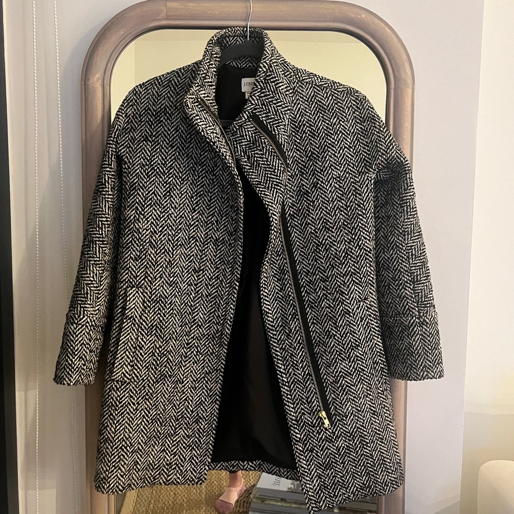 J. Crew Houndstooth Coat 00p